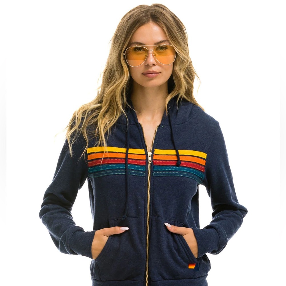 aviator nation zip up